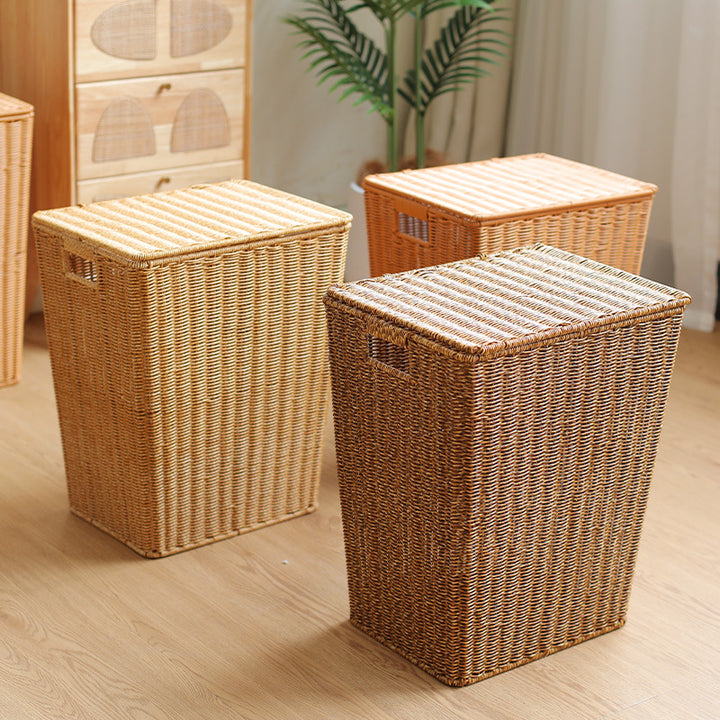 Elegant Handwoven Laundry Basket