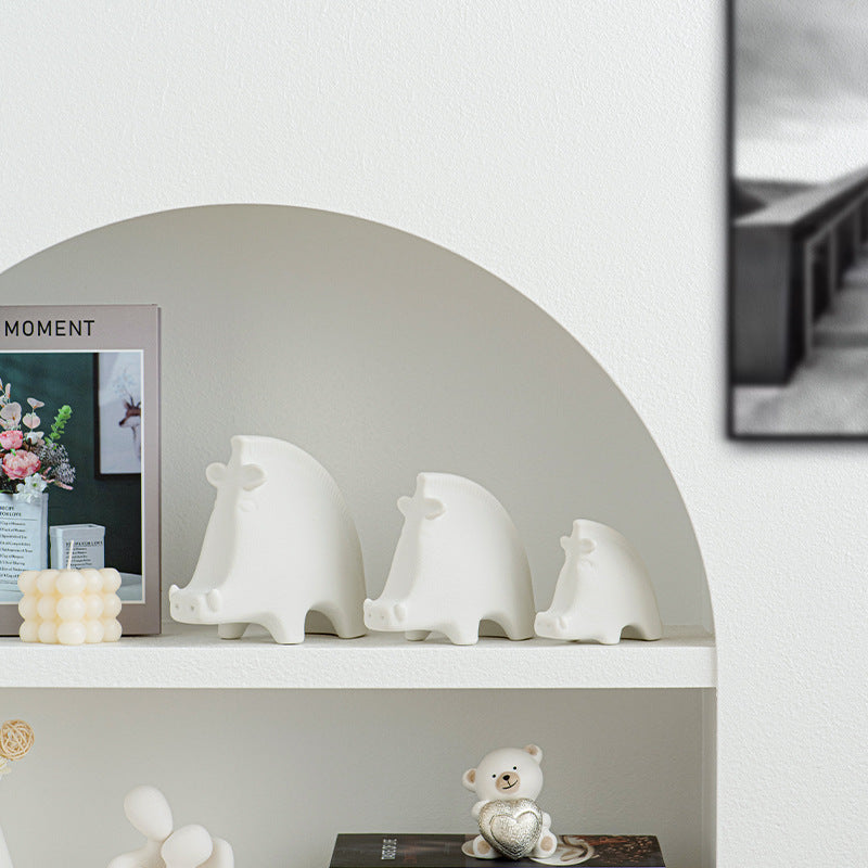 Decorative ceramic shelf