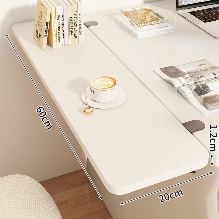 Compact Foldable Clip-On Desk-Edge Shelf