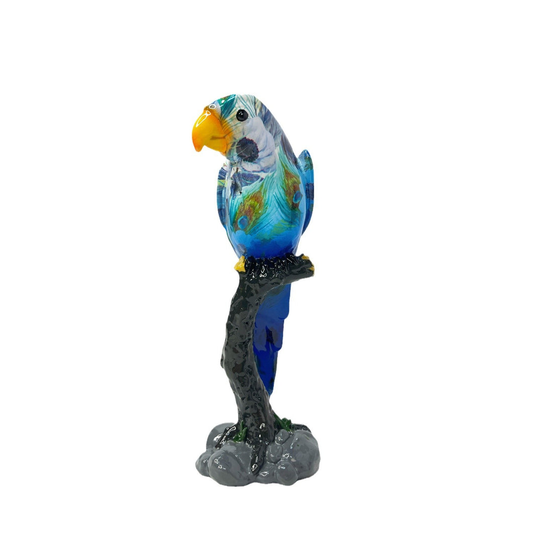 Artful Parrot Sculpture