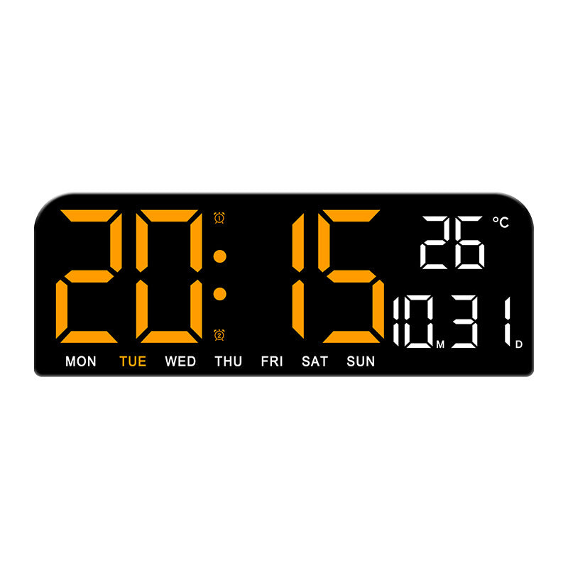 Digital Multi-Function Alarm Clock with Temperature and Date Setting