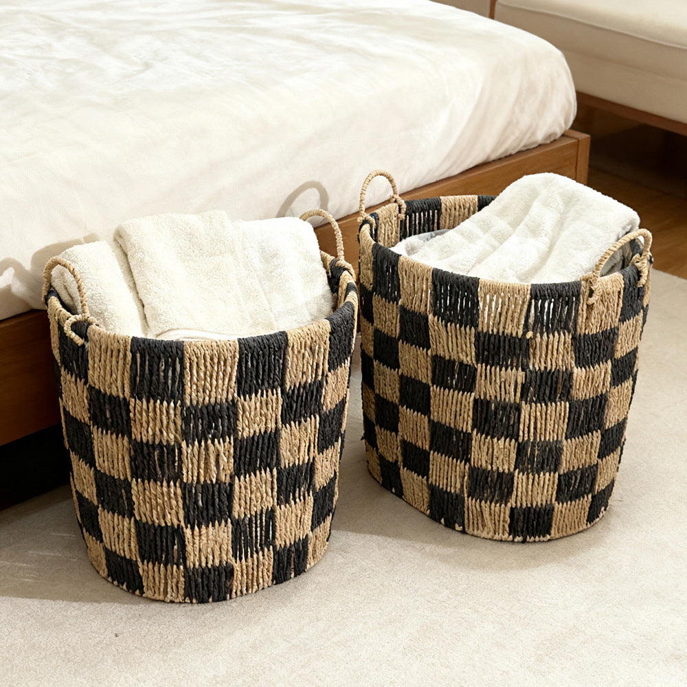 Handwoven storage basket