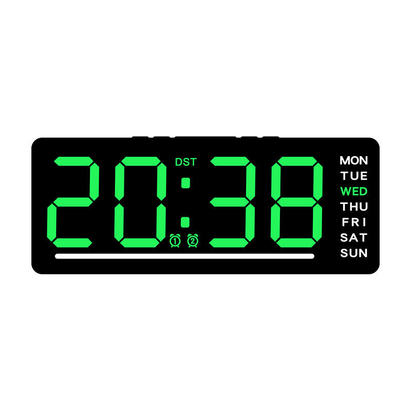 Digital LED Alarm Clock with Large, Clear Display and Multiple Alarm Functions