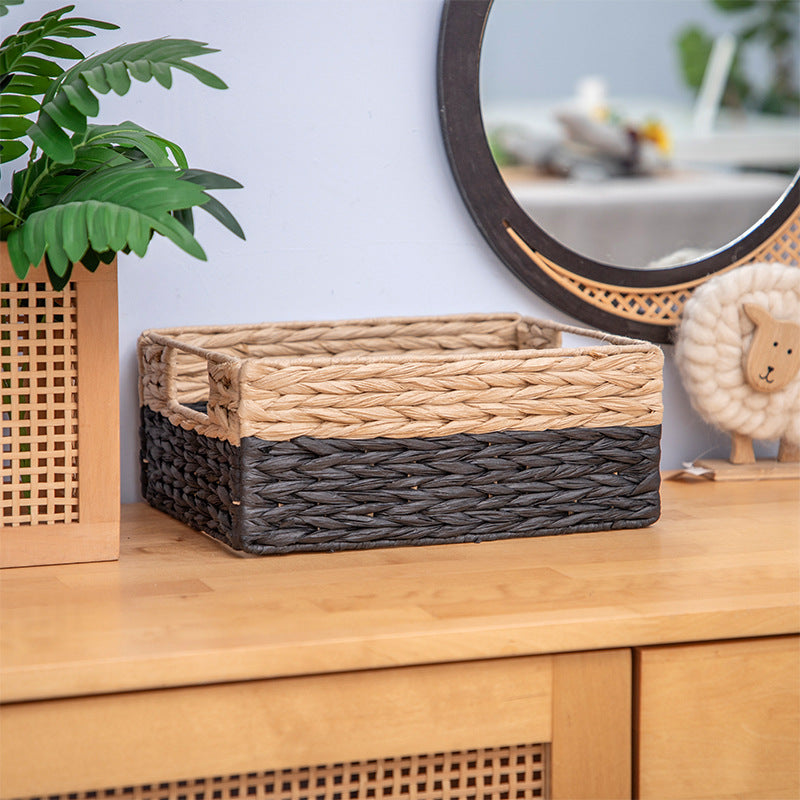 Woven Rectangular Storage Tray