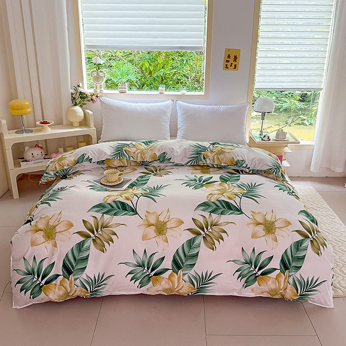 Luxury Floral Print Bedding Set