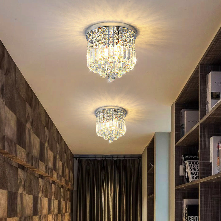 Crystal Layer Chandelier