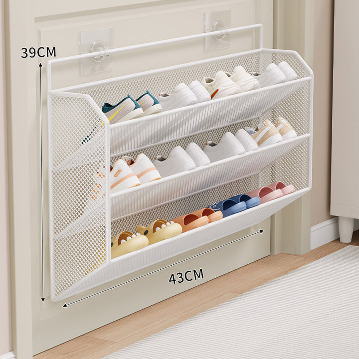 Over-Door Mesh Shoe Rack