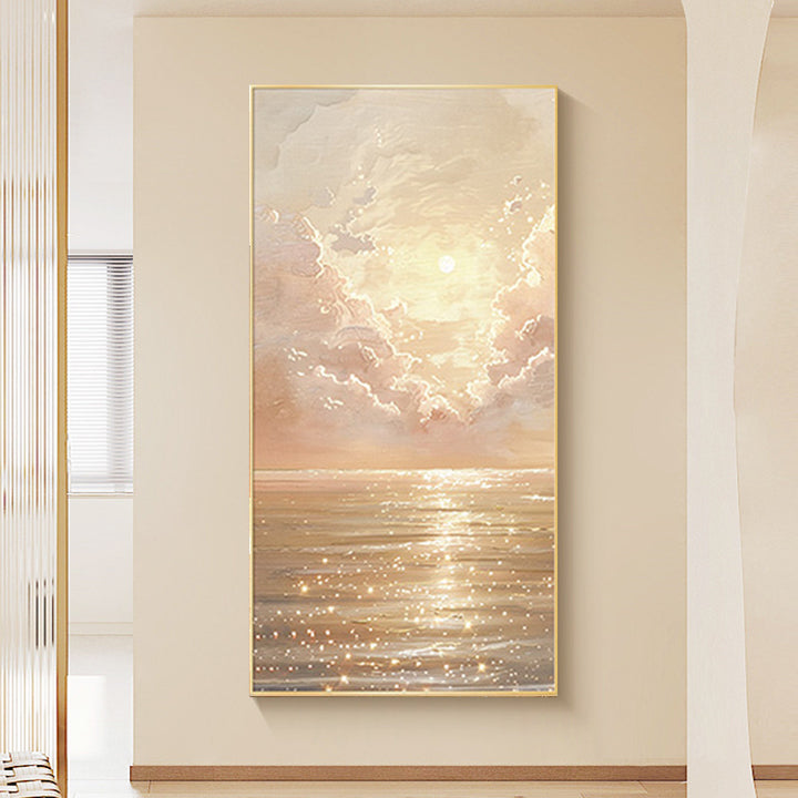 Elegant Coastal Sunset Wall Art