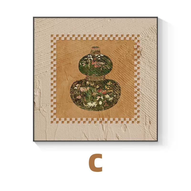 Decorative Floral Framed Artwork