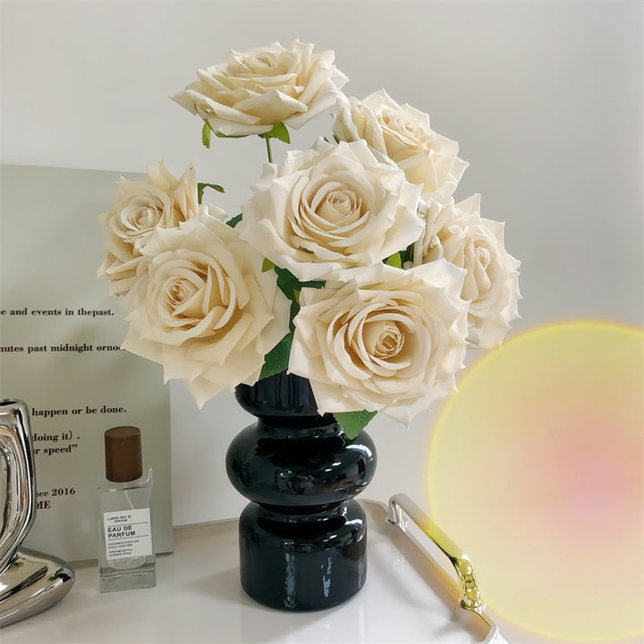 Luxurious Faux Green Rose Bouquet
