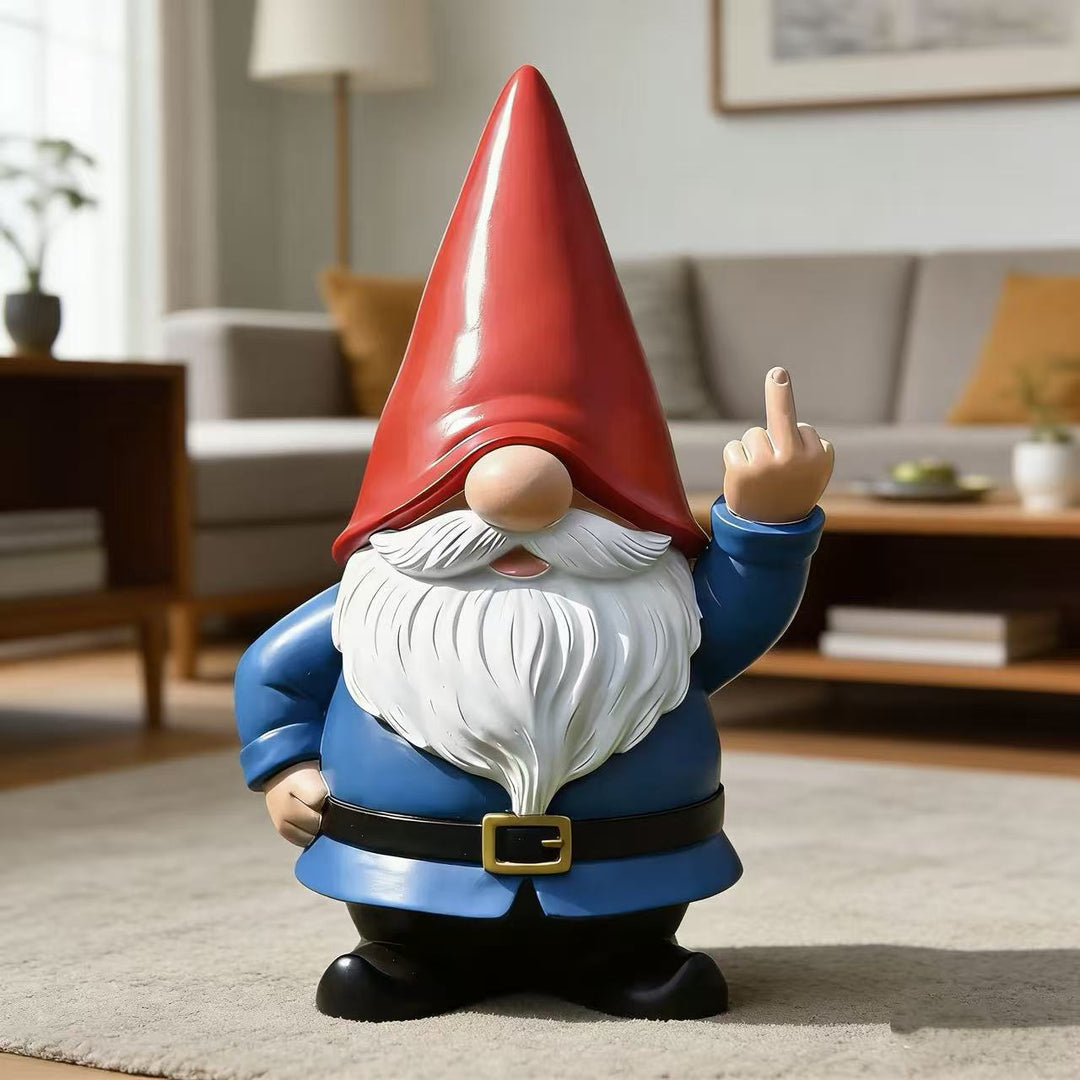 Funny Garden Gnome Figure
