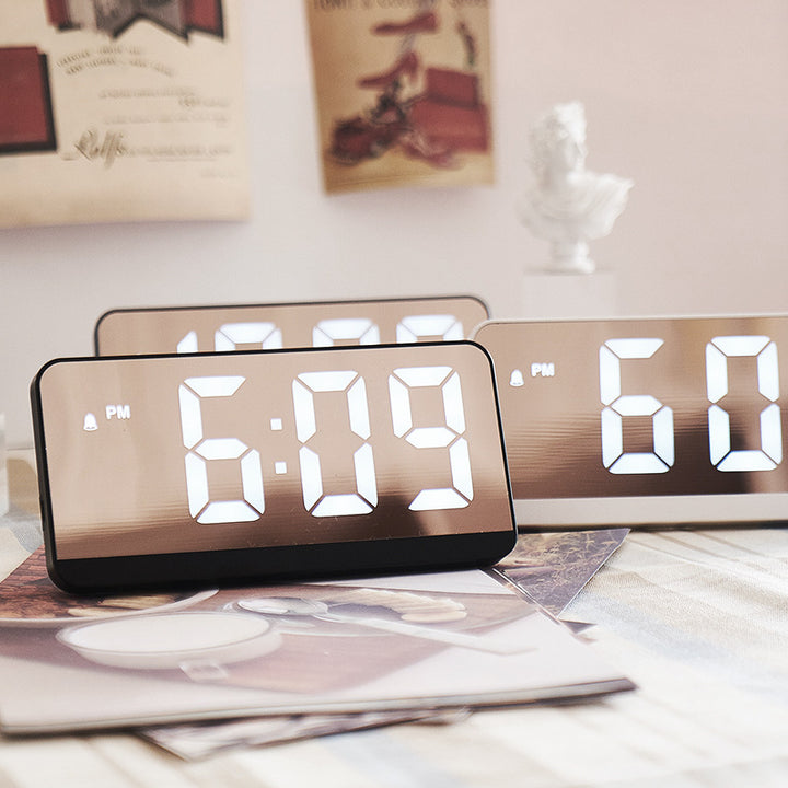 Digital LED Alarm Clock in Minimalist Design