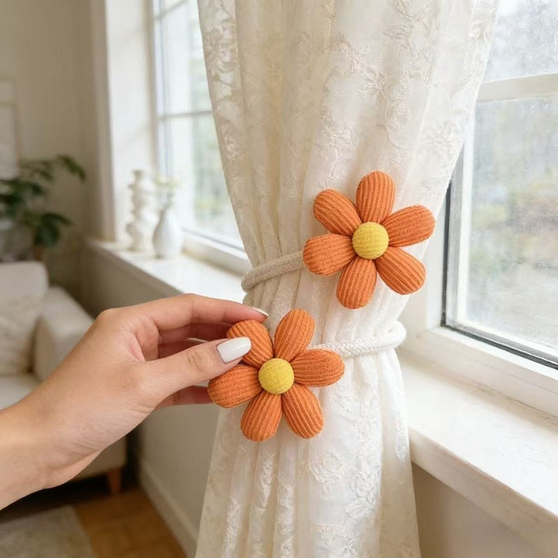 Decorative curtain holder