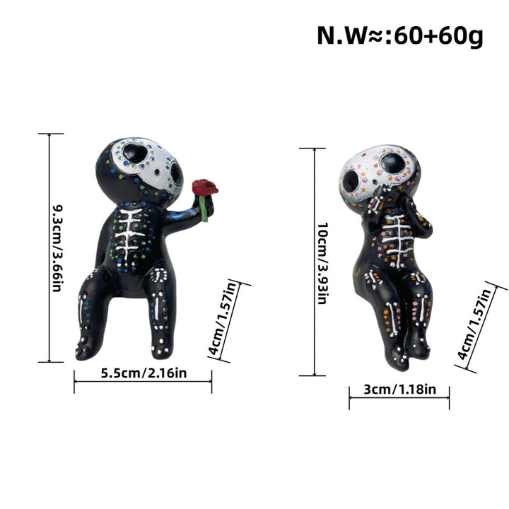Romantic Skeleton Figure