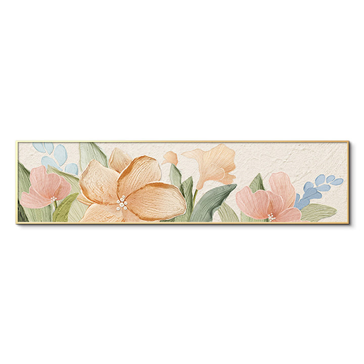 Floral-Inspired Horizontal Framed Wall Art