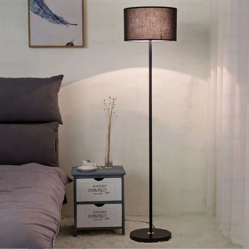 Modern floor lamp with adjustable shade