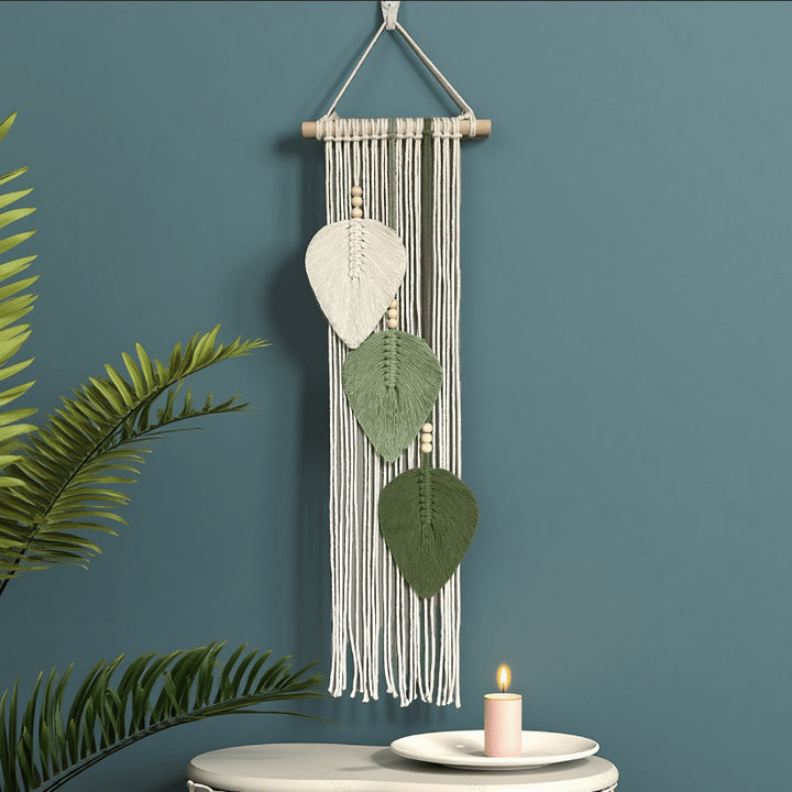 Macramé Leaf Wall Hanging