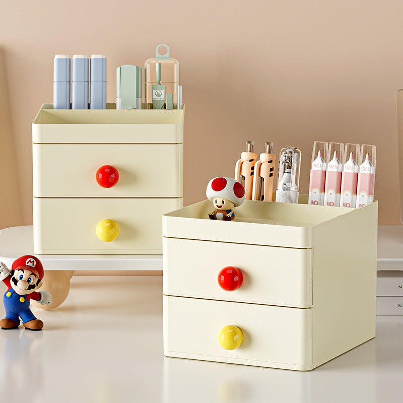 Stylish Two-Drawer Storage Organizer