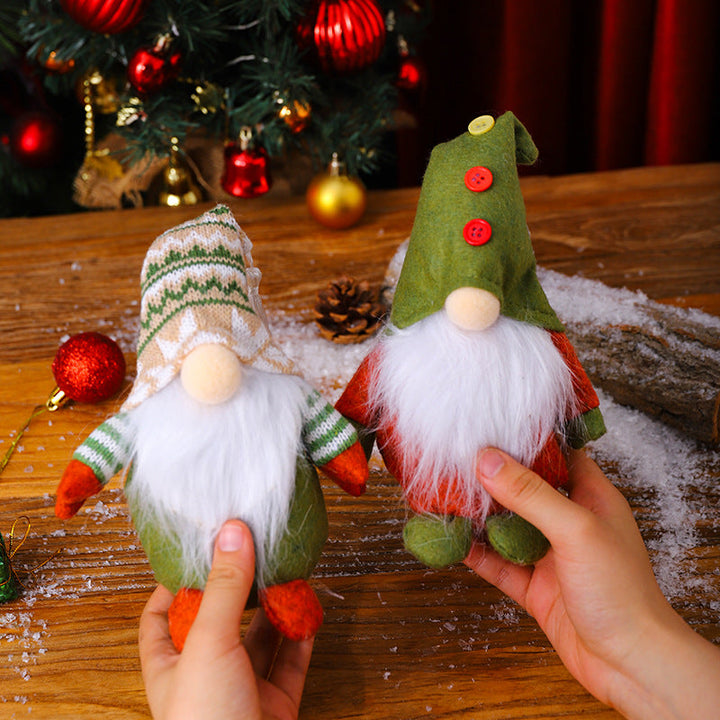 Decorative Christmas gnome figure