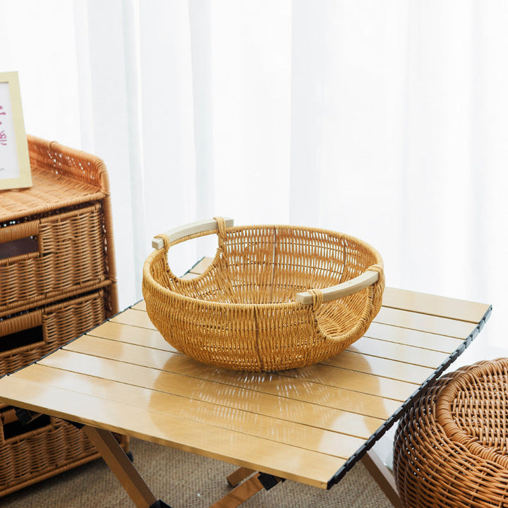 Decorative Woven Living Room Basket
