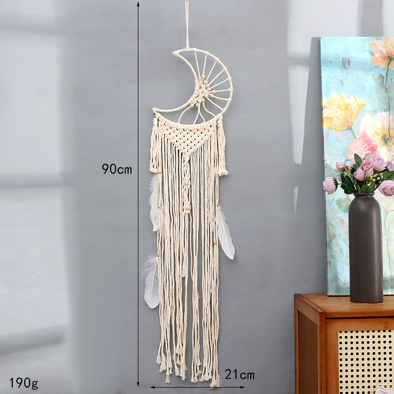 Moon-Inspired Macrame Wall Hanging