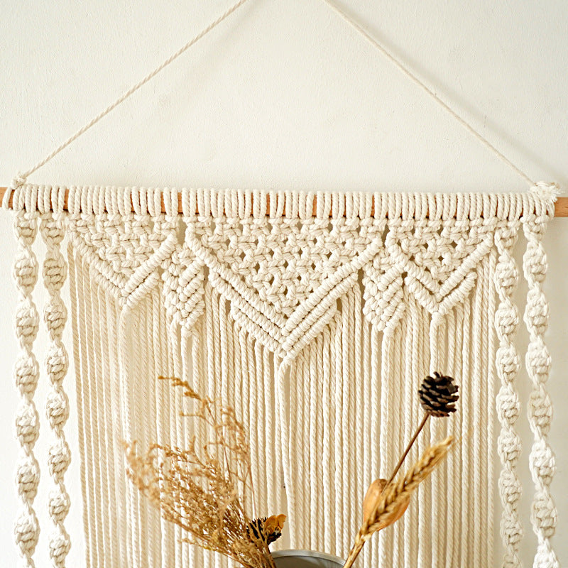Macramé Wall Hanging Shelf Organizer