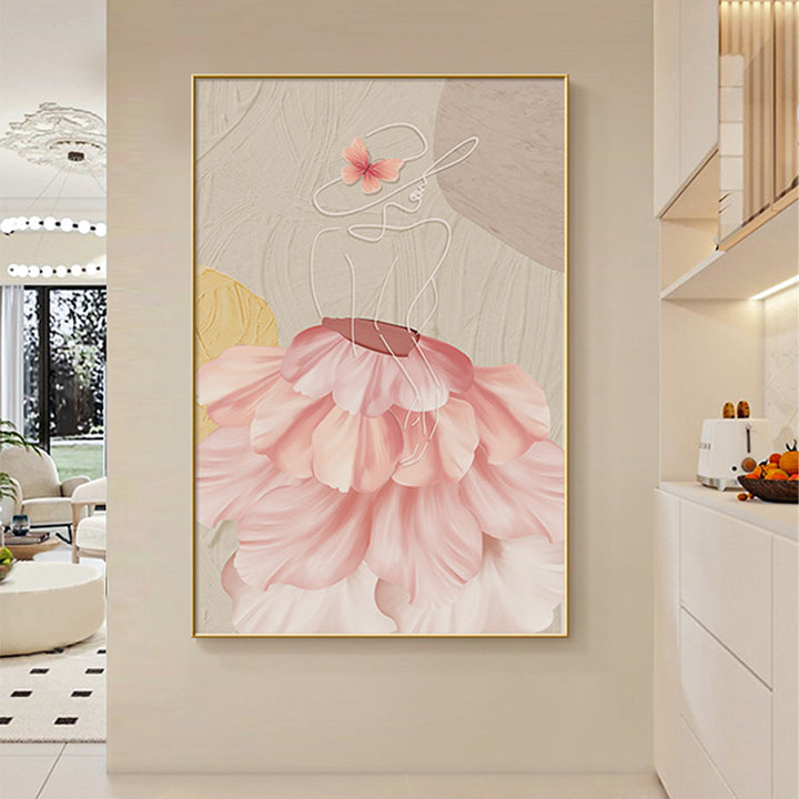 Floral Abstract Line Art Print