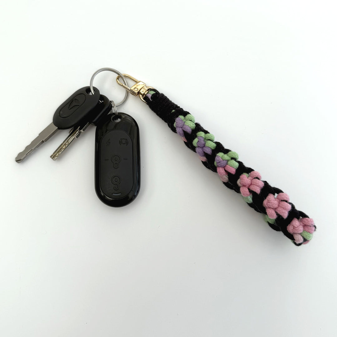 Handcrafted Macrame Keychain Holder