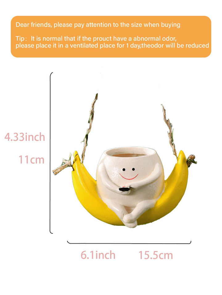 Whimsical Banana Planter