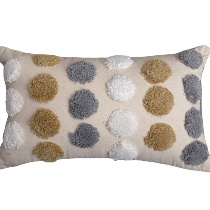 Textured Dot Decorative Pillow