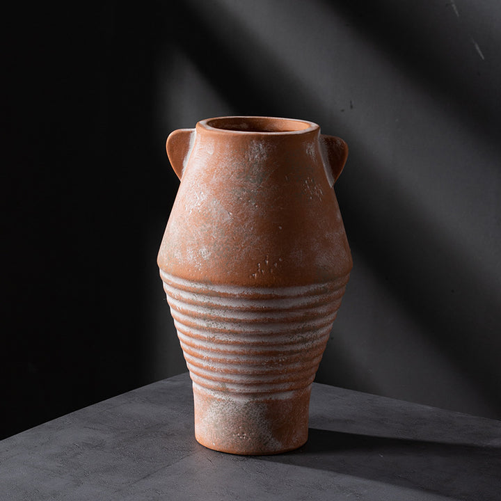 Rustic ceramic vases