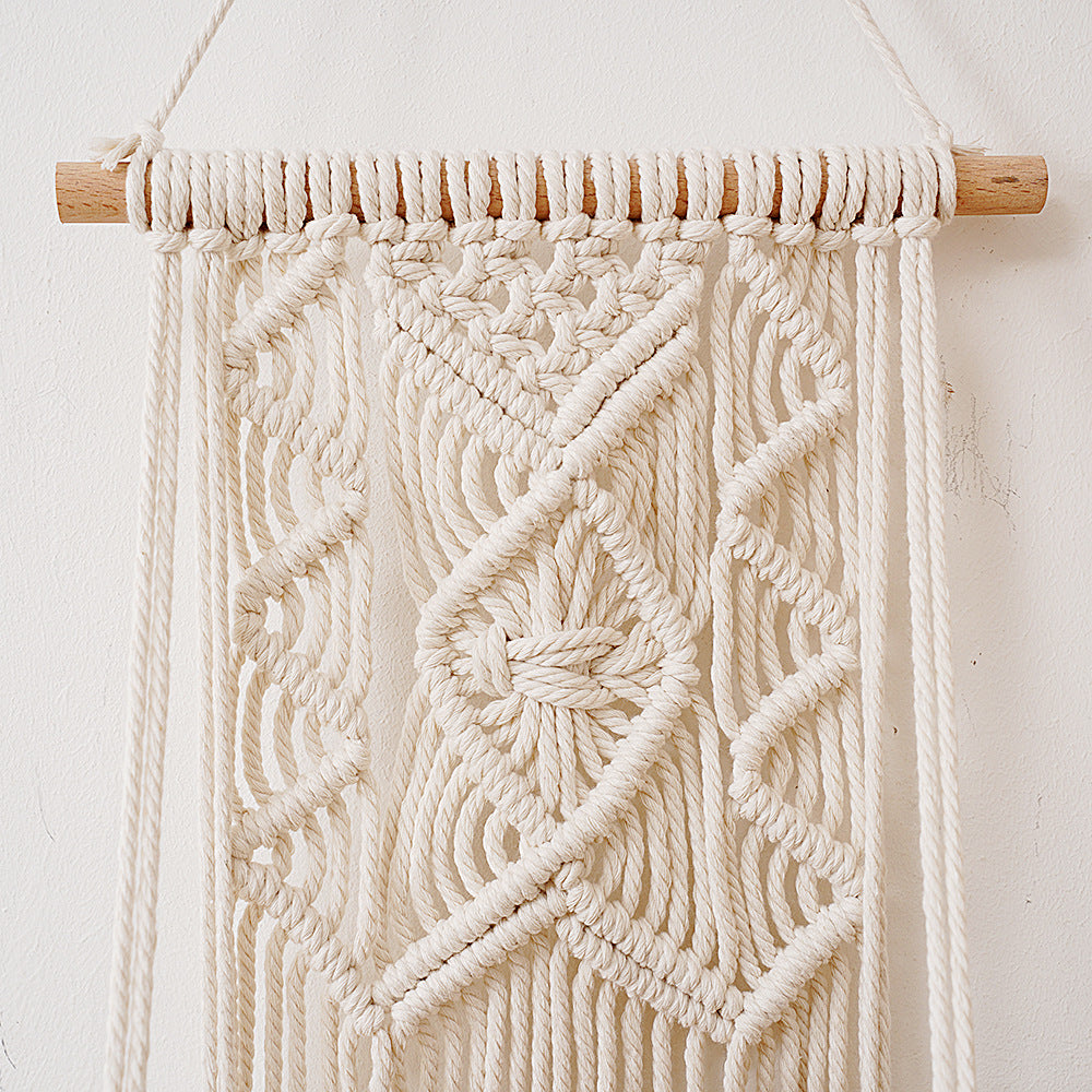 Macramé Wall Hanging Planter Shelf