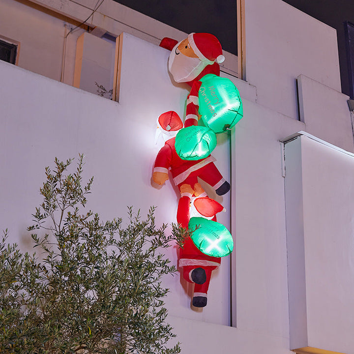 Funny Santa Climbing Figure