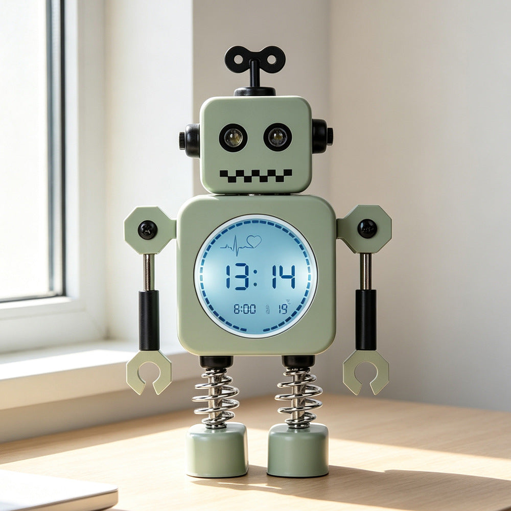 Digital Robot Alarm Clock