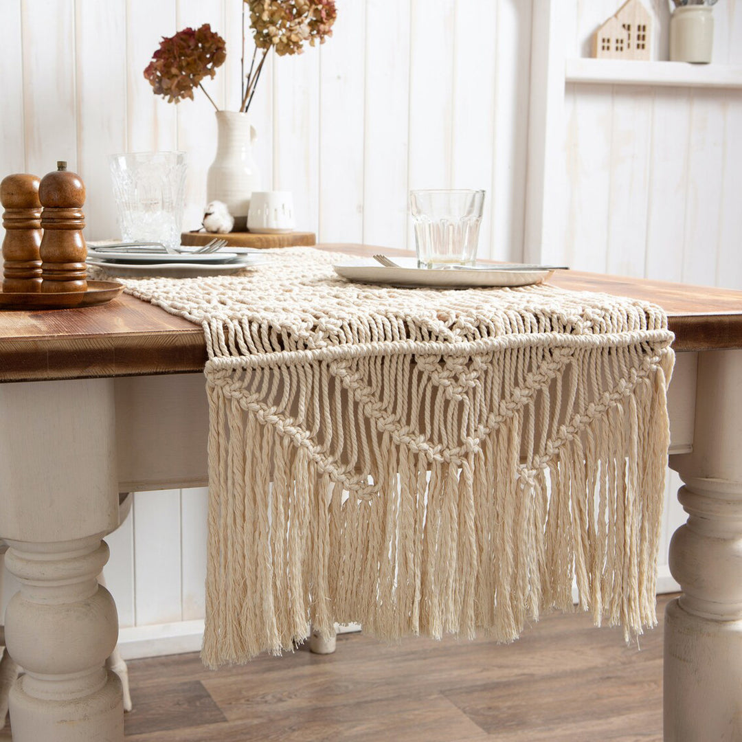 Macrame Table Runner