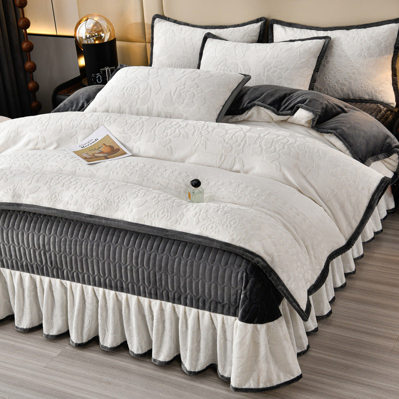 Luxurious Plush Velvet Comforter Set