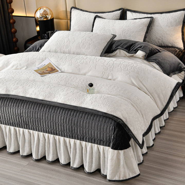 Luxurious Plush Velvet Comforter Set
