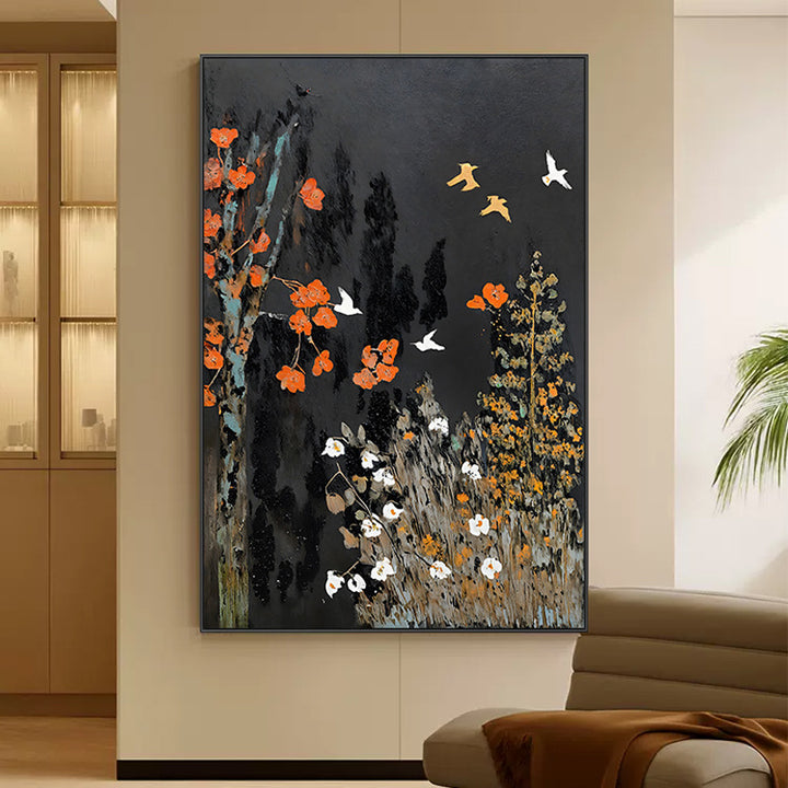 Asian-Inspired Decorative Framed Wall Art