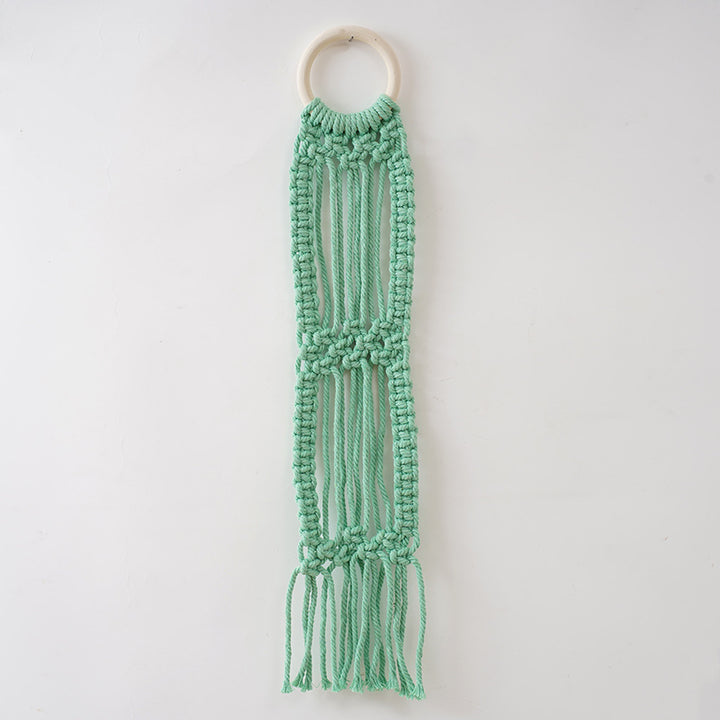Macrame Photo Frame Wall Hanging Organizer