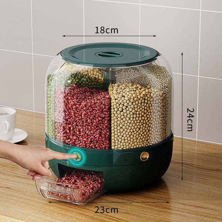 Smart Multi-Compartment Grain Storage Container