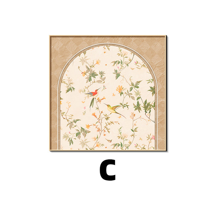 Floral Decorative Framed Artwork