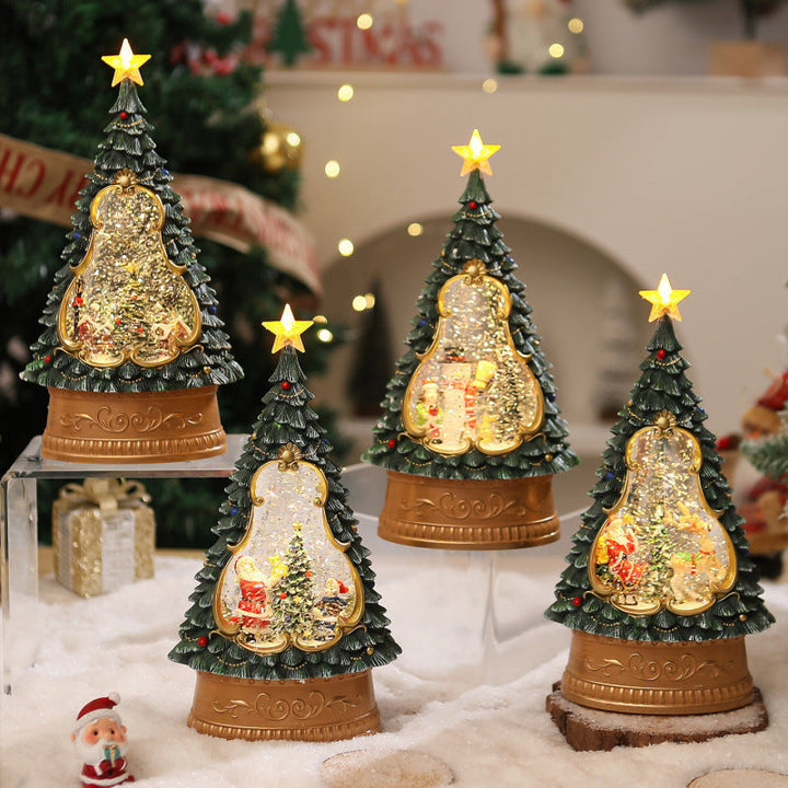 Glowing Christmas tree decoration