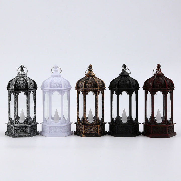 Antique lantern with elegant patterns