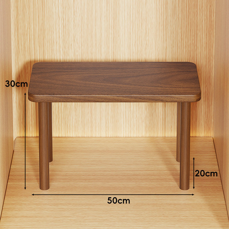 Adjustable Multi-Height Wooden Monitor Riser and Desktop Shelf