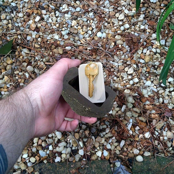 Decorative Rock-Shaped Phone Holder
