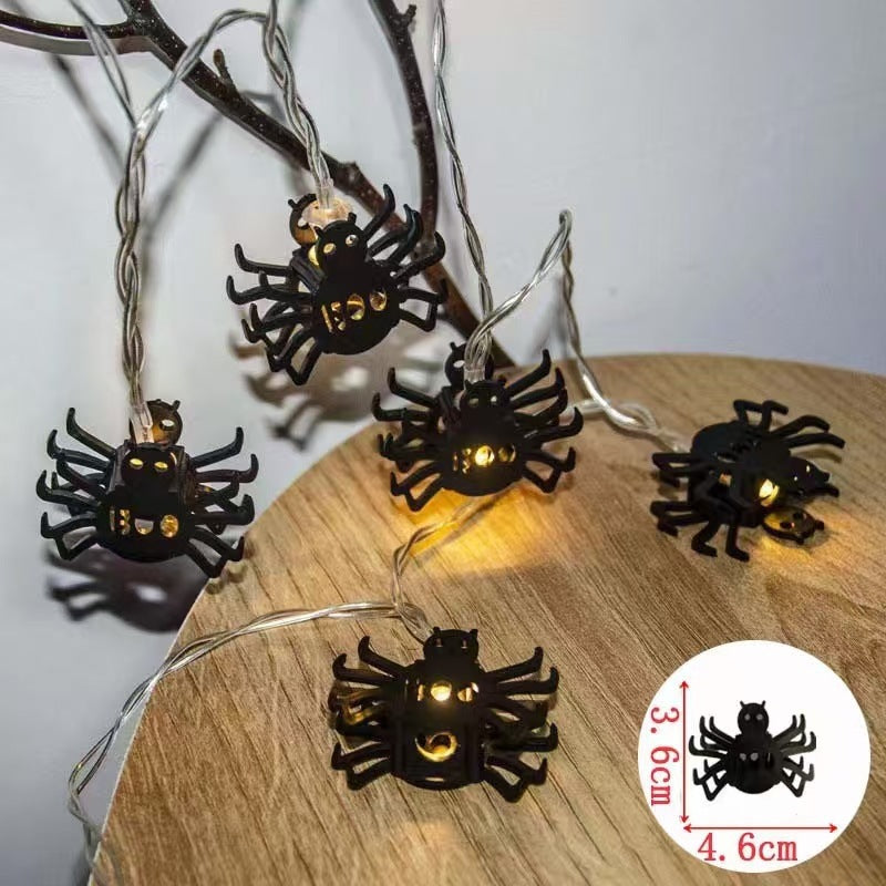 Decorative Halloween LED Pumpkin Ghost Bat String Lights