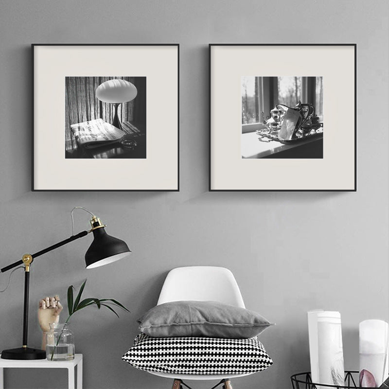 Framed Black and White Photography Artwork