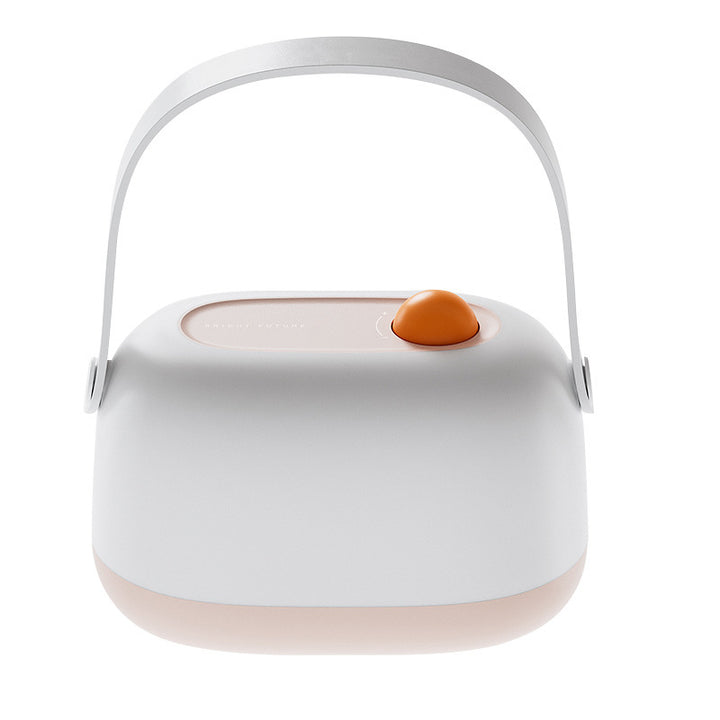 Wearable rechargeable ambient lamp with adjustable warmth dial