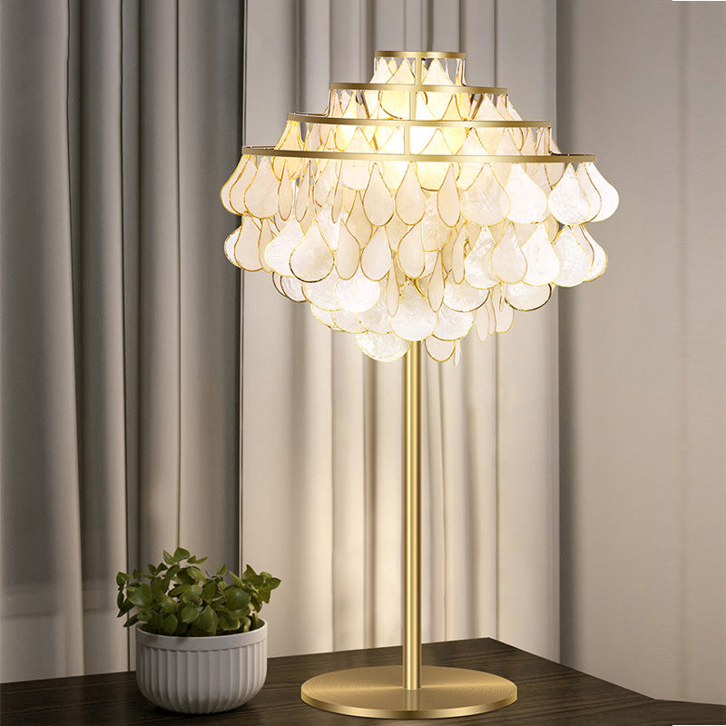 Decorative Capiz Shell Table Lamp