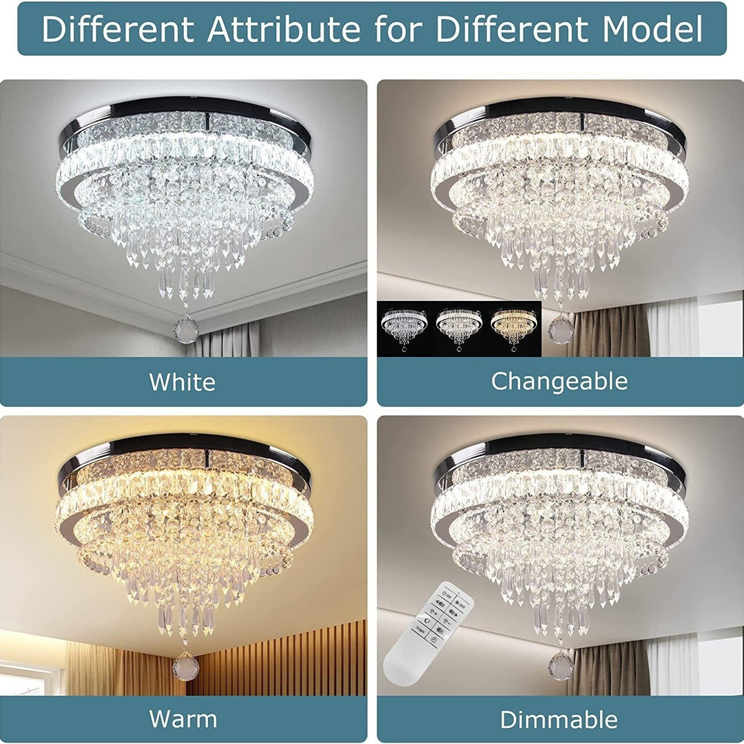 Elegant Crystal Ceiling Light